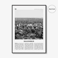 Kalgoorlie Print Black and White, Kalgoorlie Wall Art, Kalgoorlie Poster, Kalgoorlie Photo, Kalgoorlie Wall Décor, Kalgoorlie Map,
