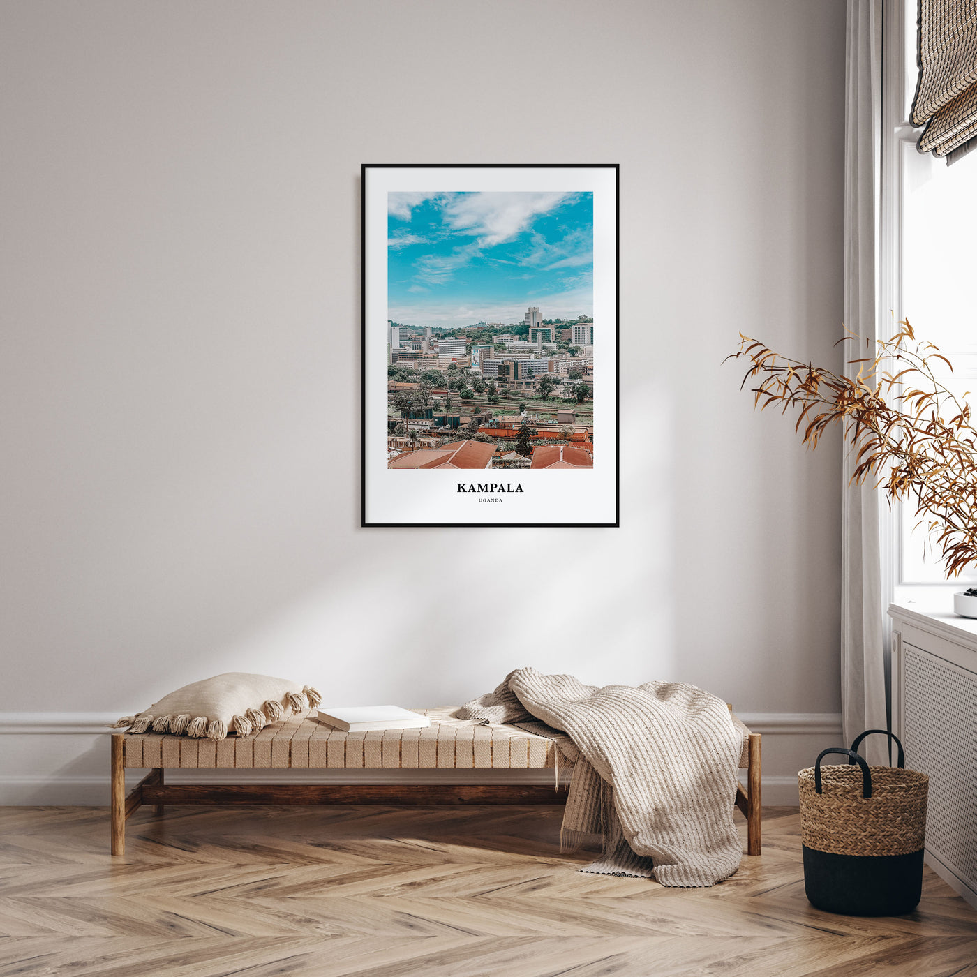 Kampala Portrait Color Poster