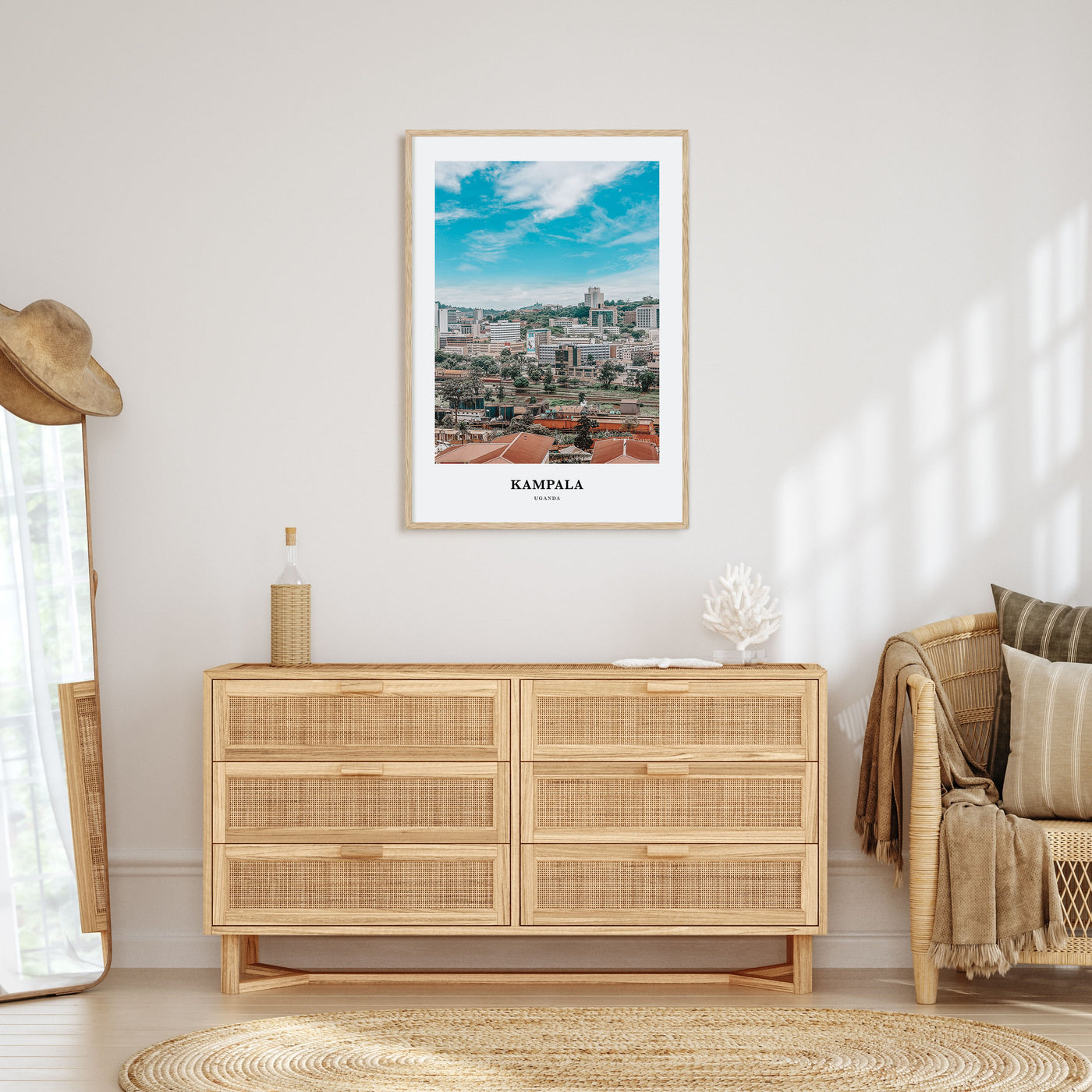 Kampala Portrait Color Poster