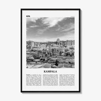 Kampala Print Black and White, Kampala Wall Art, Kampala Poster, Kampala Photo, Kampala Wall Decor, City Art Print, Uganda, Africa