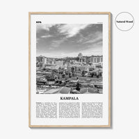 Kampala Print Black and White, Kampala Wall Art, Kampala Poster, Kampala Photo, Kampala Wall Decor, City Art Print, Uganda, Africa