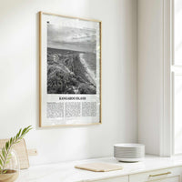 Kangaroo Island Print Black and White, Kangaroo Island Wall Art, Kangaroo Island Poster, Kangaroo Photo, Kangaroo Wall Décor, Australia