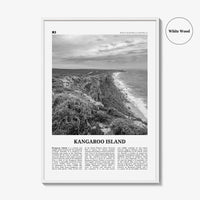 Kangaroo Island Print Black and White, Kangaroo Island Wall Art, Kangaroo Island Poster, Kangaroo Photo, Kangaroo Wall Décor, Australia