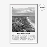 Kangaroo Island Print Black and White, Kangaroo Island Wall Art, Kangaroo Island Poster, Kangaroo Photo, Kangaroo Wall Décor, Australia