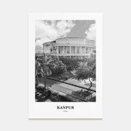 Kanpur Portrait B&W Poster