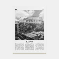 Kanpur Travel B&W Poster
