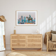 Kansas City Landscape Color Poster