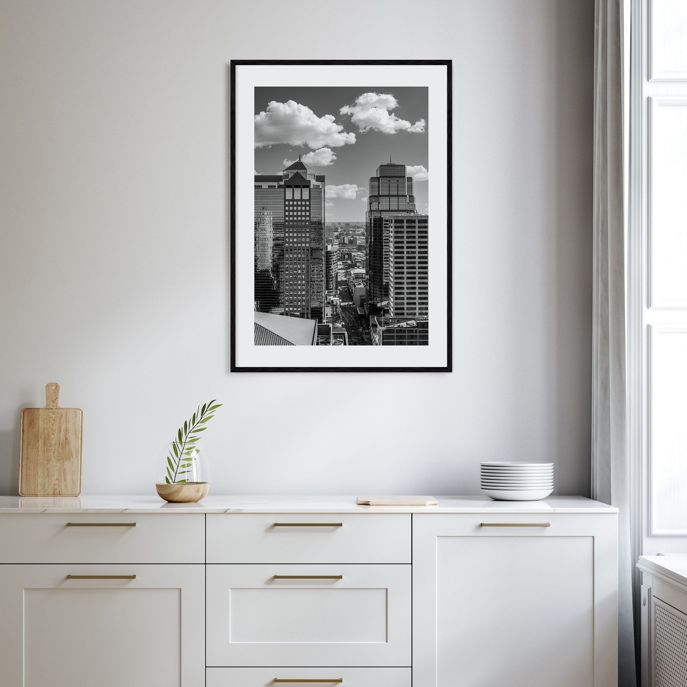 Kansas City Photo B&W No 2 Poster