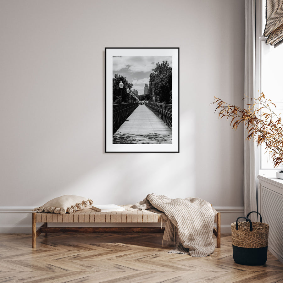 Kansas City Photo B&W No 3 Poster