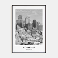 Kansas City Portrait B&W No 2 Poster