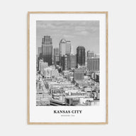 Kansas City Portrait B&W No 2 Poster