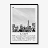 Kansas City Print Black and White No 2, Kansas City Wall Art, Kansas City Poster, Kansas City Photo, Missouri, USA, United States