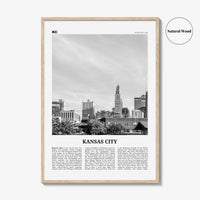 Kansas City Print Black and White No 2, Kansas City Wall Art, Kansas City Poster, Kansas City Photo, Missouri, USA, United States
