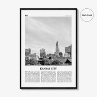 Kansas City Print Black and White No 2, Kansas City Wall Art, Kansas City Poster, Kansas City Photo, Missouri, USA, United States