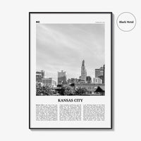 Kansas City Print Black and White No 2, Kansas City Wall Art, Kansas City Poster, Kansas City Photo, Missouri, USA, United States