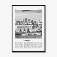 Kansas City Print Black and White No 3, Kansas City Wall Art, Kansas City Poster, Kansas City Photo, Missouri, USA, United States