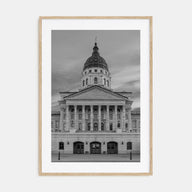 Kansas Photo B&W Poster