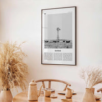 Kansas Print Black and White No 1, Kansas Wall Art, Kansas Poster, Kansas Photo, Kansas Wall Decor, USA, United States, North America