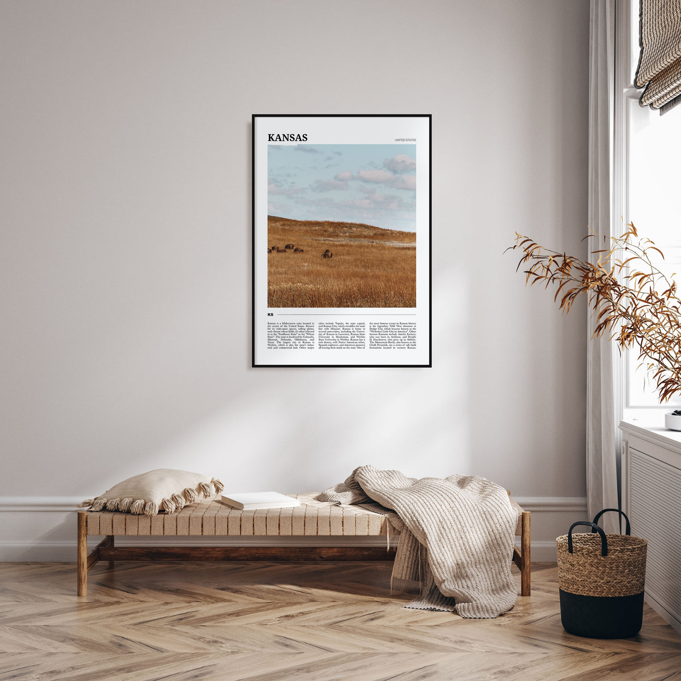 Kansas Travel Color Poster