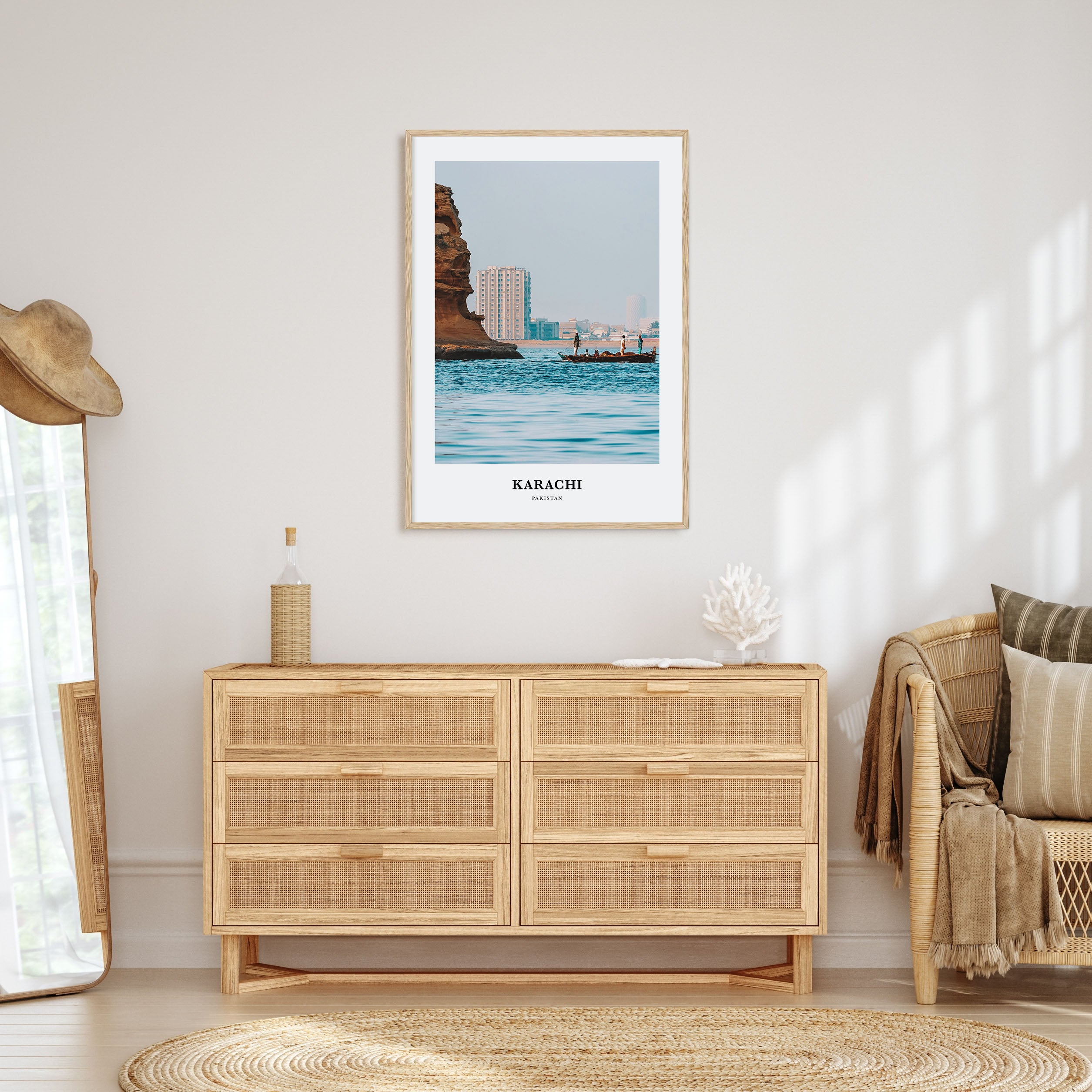 Karachi Portrait Color No 2 Poster