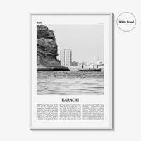 Karachi Print Black and White No 1, Karachi Wall Art, Karachi Poster, Karachi Photo, Karachi Wall Décor, Pakistan, Sindh, کراچی