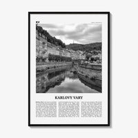 Karlovy Vary Print Black and White, Karlovy Vary Wall Art, Karlovy Vary Poster, Karlovy Vary Photo, Karlovy Vary Wall Décor, Czech Republic