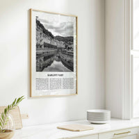 Karlovy Vary Print Black and White, Karlovy Vary Wall Art, Karlovy Vary Poster, Karlovy Vary Photo, Karlovy Vary Wall Décor, Czech Republic