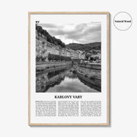 Karlovy Vary Print Black and White, Karlovy Vary Wall Art, Karlovy Vary Poster, Karlovy Vary Photo, Karlovy Vary Wall Décor, Czech Republic
