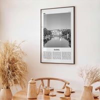 Kassel Print Black and White, Kassel Wall Art, Kassel Poster, Kassel Photo, Kassel Wall Décor, Kassel Map, Germany
