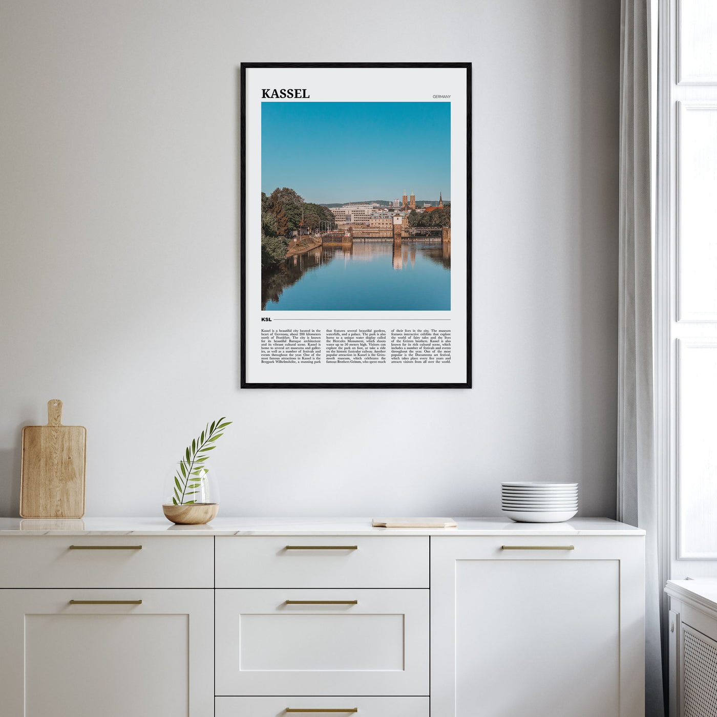 Kassel Travel Color Poster