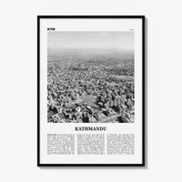 Kathmandu Print Black and White, Kathmandu Wall Art, Kathmandu Poster, Kathmandu Photo, Kathmandu Wall Decor, Nepal, Kastamandap, Asia