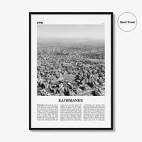 Kathmandu Print Black and White, Kathmandu Wall Art, Kathmandu Poster, Kathmandu Photo, Kathmandu Wall Decor, Nepal, Kastamandap, Asia