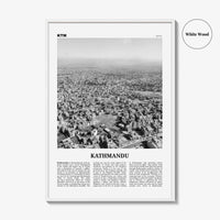 Kathmandu Print Black and White, Kathmandu Wall Art, Kathmandu Poster, Kathmandu Photo, Kathmandu Wall Decor, Nepal, Kastamandap, Asia