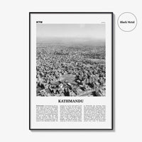 Kathmandu Print Black and White, Kathmandu Wall Art, Kathmandu Poster, Kathmandu Photo, Kathmandu Wall Decor, Nepal, Kastamandap, Asia