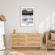 Katmai National Park Portrait B&W Poster