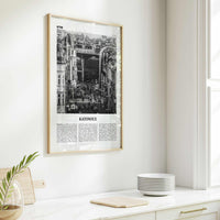 Katowice Print Black and White, Katowice Wall Art, Katowice Poster, Katowice Photo, Katowice Wall Décor, Katowice Map, Poland