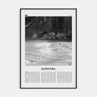 Katsuura Travel B&W Poster