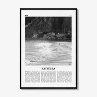 Katsuura Print Black and White, Katsuura Wall Art, Katsuura Poster, Katsuura Photo, Katsuura Wall Décor, Katsuura Map, Japan