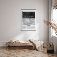 Katsuura Travel B&W Poster