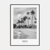 Kauai Portrait B&W No 1 Poster