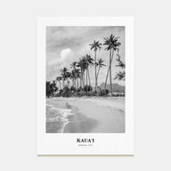Kauai Portrait B&W No 1 Poster