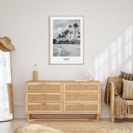 Kauai Portrait B&W No 1 Poster