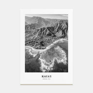 Kauai Portrait B&W No 2 Poster
