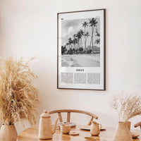 Kauai Print Black and White No 2, Kauai Wall Art, Kauai Poster, Kauai Photo, Kauai Wall Décor, Hawaii, USA, United States, North America