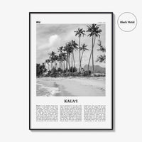 Kauai Print Black and White No 2, Kauai Wall Art, Kauai Poster, Kauai Photo, Kauai Wall Décor, Hawaii, USA, United States, North America