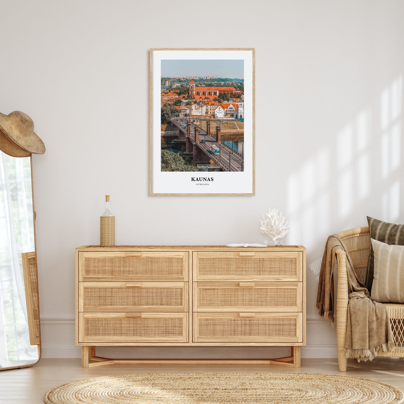Kaunas Portrait Color Poster