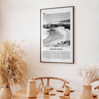 Kenton On Sea Print Black and White, Kenton-on-Sea Art, Kenton-on-Sea Poster, Kenton-on-Sea Photo, Kenton-on-Sea Décor, Kenton-on-Sea Map