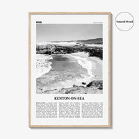 Kenton On Sea Print Black and White, Kenton-on-Sea Art, Kenton-on-Sea Poster, Kenton-on-Sea Photo, Kenton-on-Sea Décor, Kenton-on-Sea Map