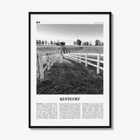 Kentucky Print Black and White No 2, Kentucky Wall Art, Kentucky Poster, Kentucky Photo, Kentucky Wall Décor, Kentucky Map