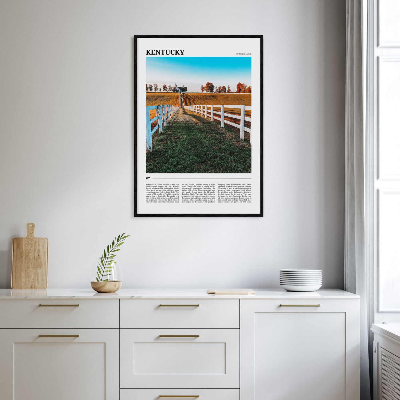 Kentucky Travel Color Poster